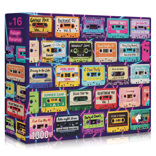 Final Piece No. 16 - Mixtape Memories 1000pc Puzzle