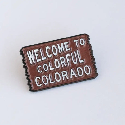 Squatchy- Colorful Colorado Enamel Pin