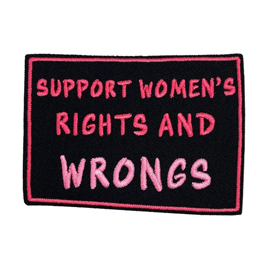 Square Deal- Support Women Rights and Wrongs Feminist Patch