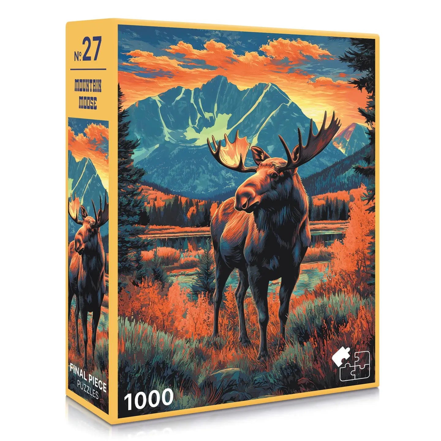 Final Piece No. 27 - Mountain Moose 1000pc Puzzle