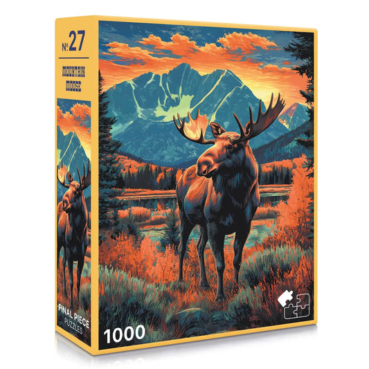 Final Piece No. 27 - Mountain Moose 1000pc Puzzle