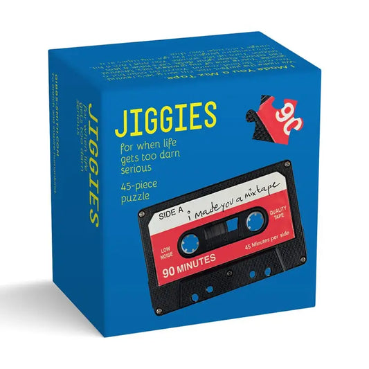 Gibbs Smith- Cassette Tape Jiggie Puzzle 45 Piece