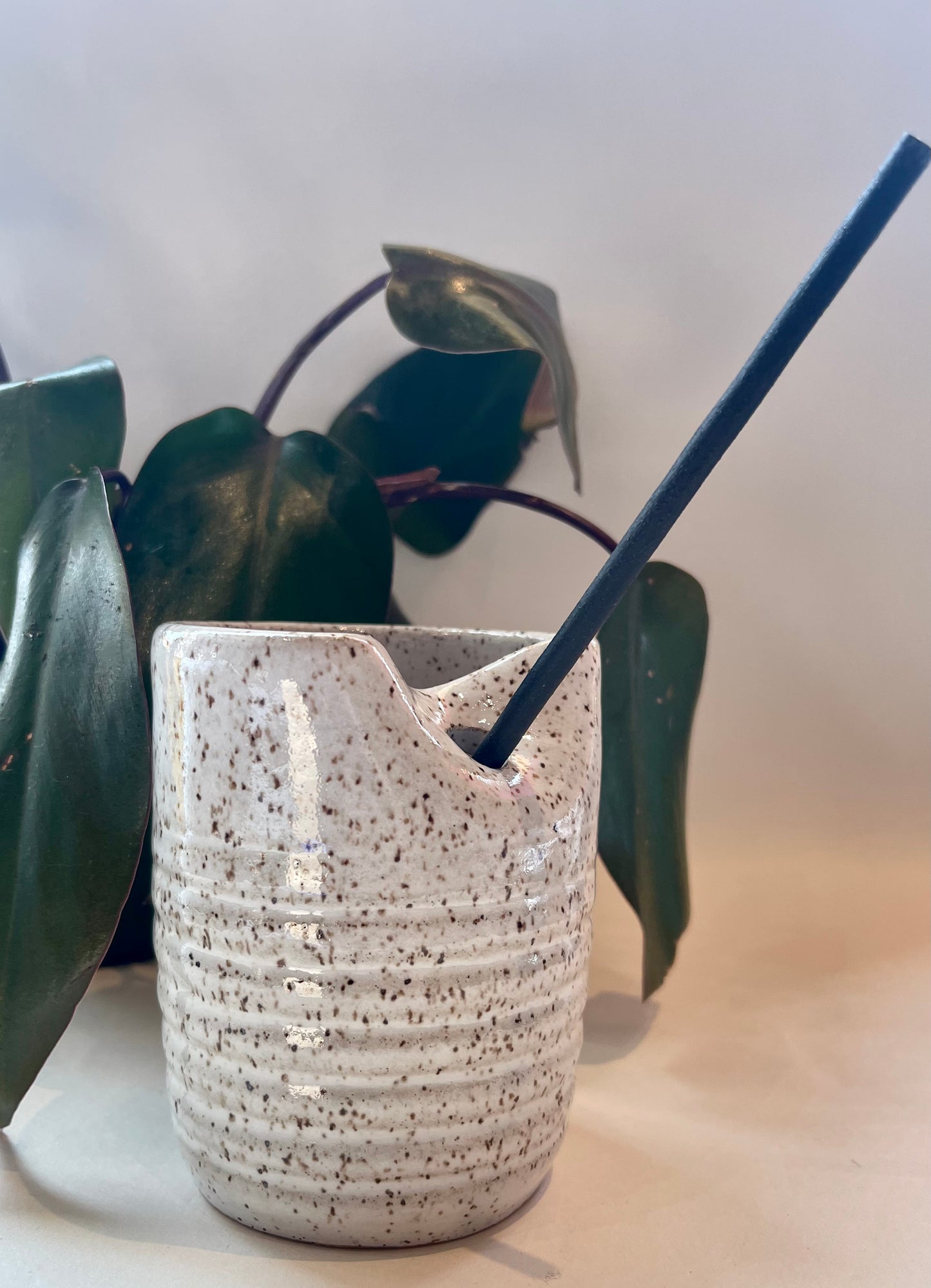 Nitra Olsen Ceramics- Straw Holder Mugs