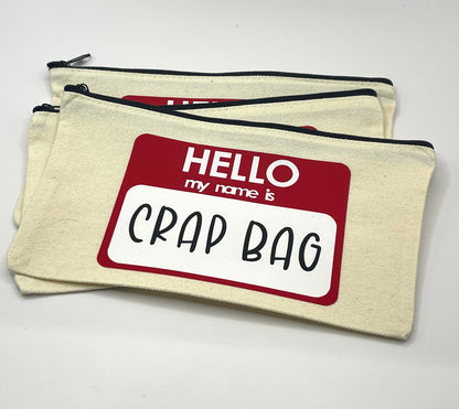 Knots & Crafts by Mikayla- Hello My Name is... Crap Bag