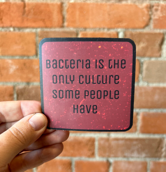 Scattered Mind Bacteria Culture Sticker