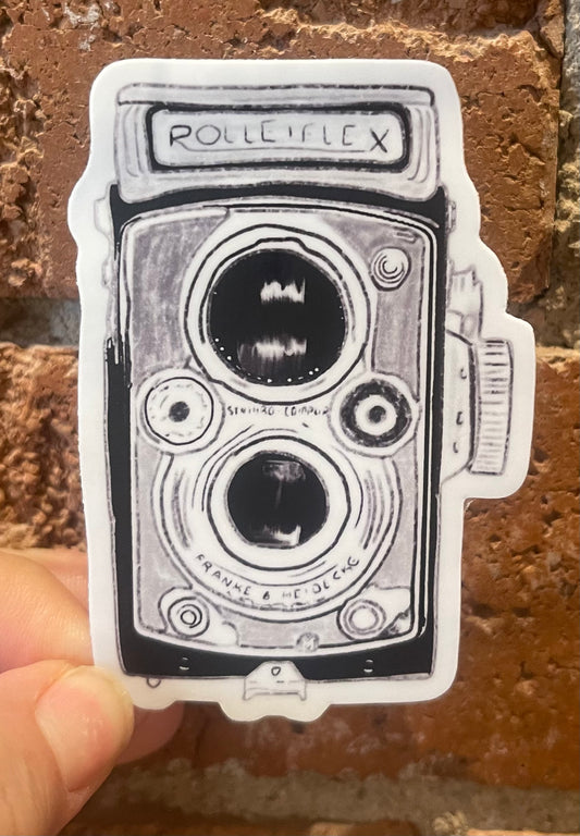 Scattered Mind Vintage Camera Sticker