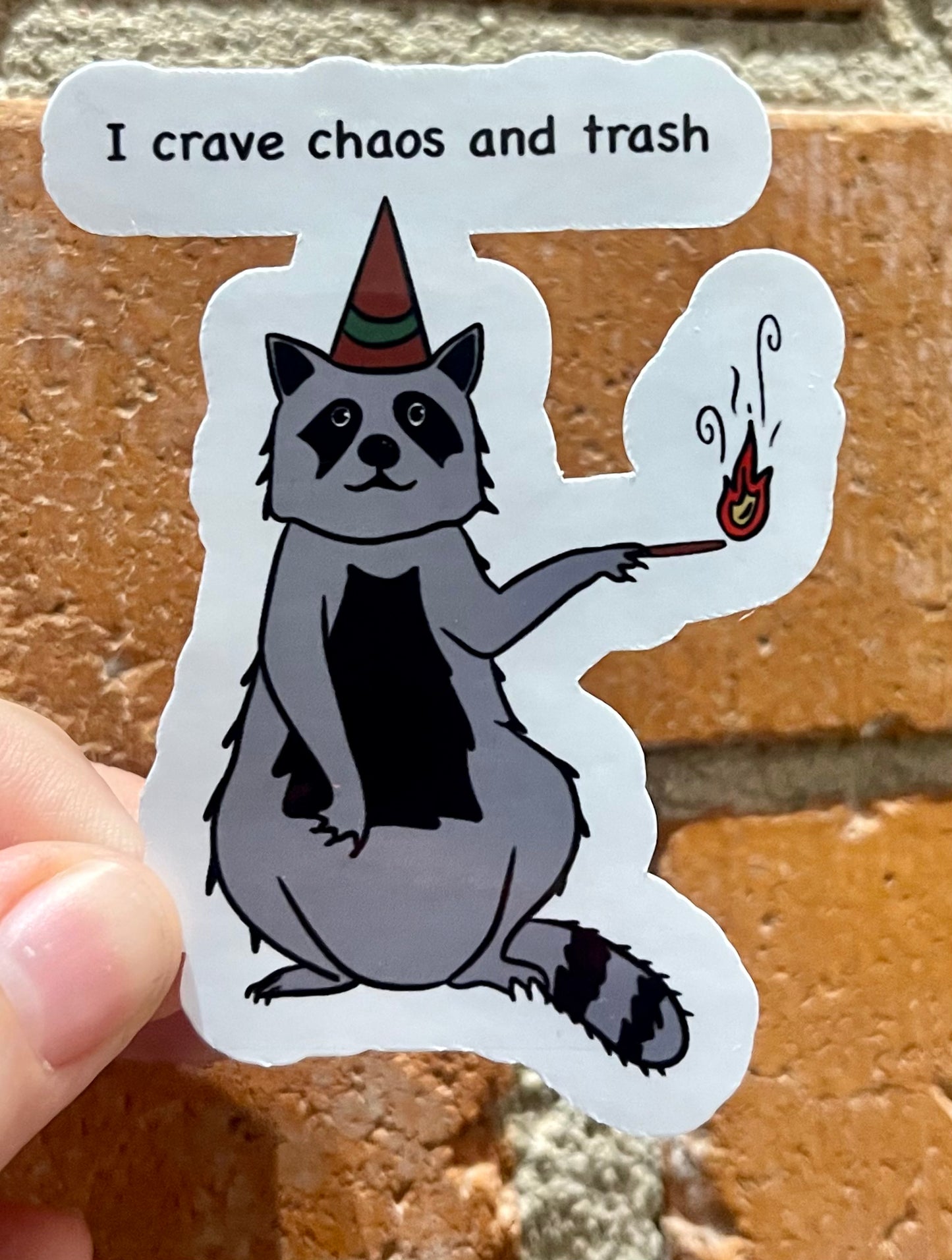 Emily Smith- Magic Raccoon Sticker