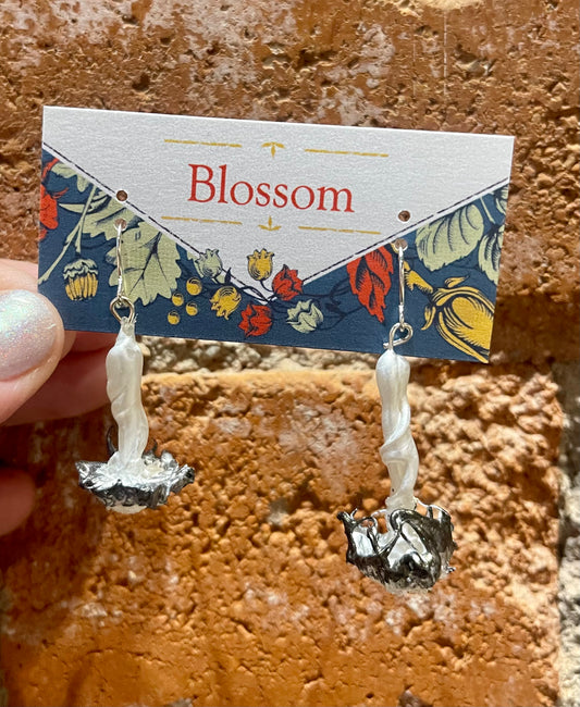 Blossom Designs Hand Crafted Mushroom Earrings