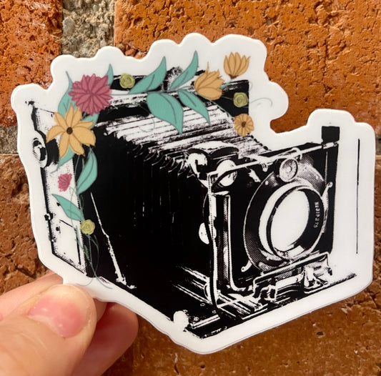 Scattered Mind Flowers and Camera Sticker