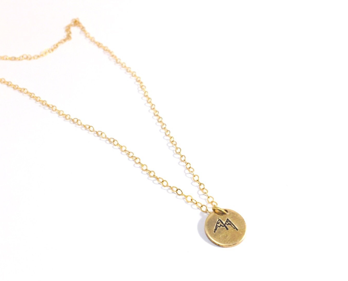 Lux + Luca Jewelry Co. Mountain Charm Necklace