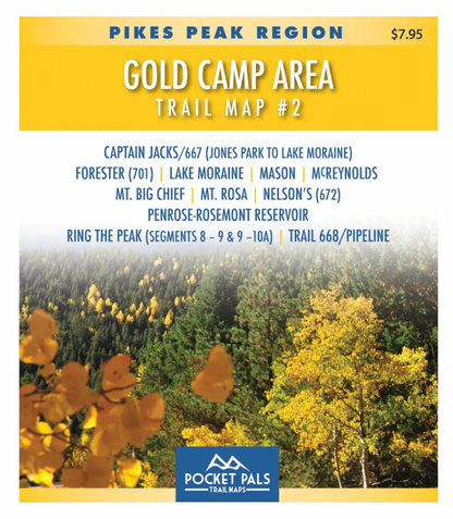 Pocket Pals Trail Maps- Gold Camp Area #2 Trail Map