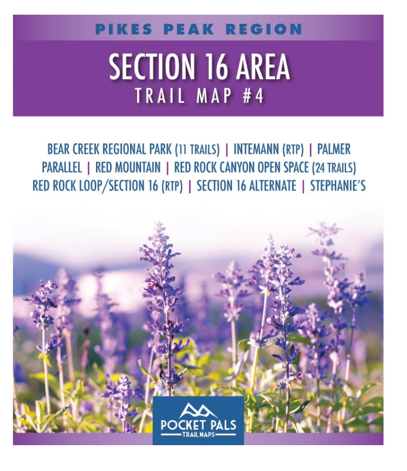 Pocket Pals Trail Maps- Section 16- Red Rock Canyon Area #4 Trail Map