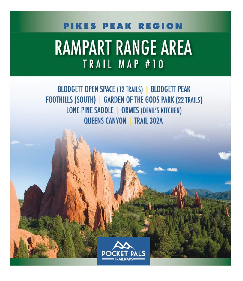 Pocket Pals Trail Maps-Rampart Range Area Trail Map #10