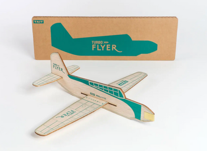 TAIT Design Co. Turbo Flyer Plane- Emerald Green