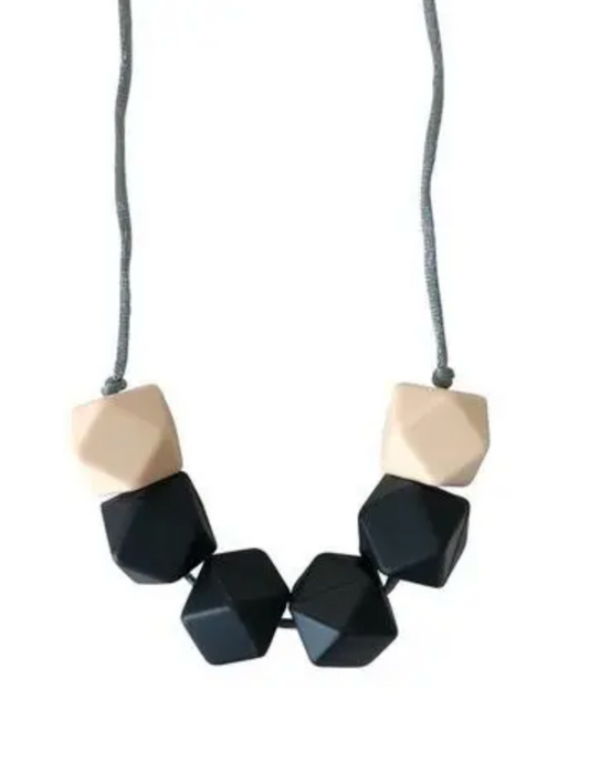 Chewable Charm The Jameson - Black Teething Necklace