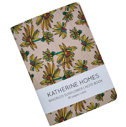 Katherine Homes- Notebook- Whorled Sunflower