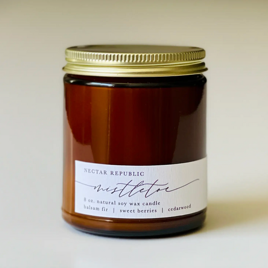 Nectar Republic- Mistletoe : Seasonal Jar Candle