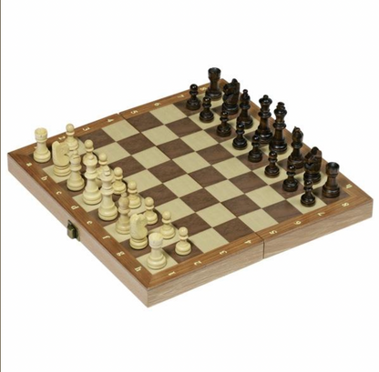 Goki- Chess Set with Hinged Case