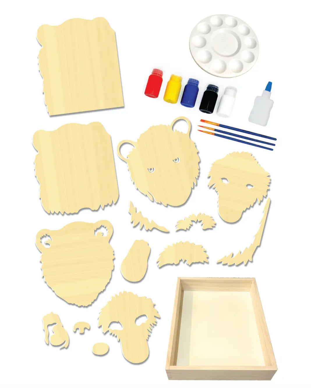Begin Again Get Stacked Paint & Puzzle Kit - Bear