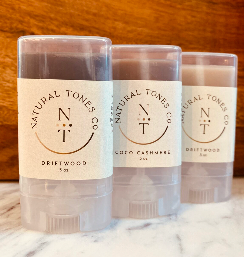 Natural Tones Deodorant- Natural Skin Toned Deodorant- Travel or Gift Set