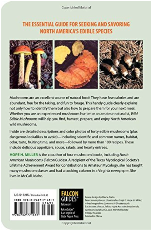 Oddly Enough Books- Wild Edible Mushrooms: Tips and Recipes by Hope Miller