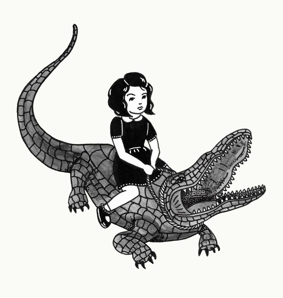 VanZayton Arts- See ya Later Alligator Sticker